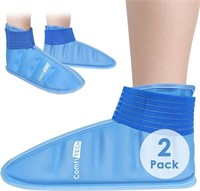 ComfiTECH Foot Ice Pack Wrap 2pk Medium