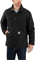 Carhartt mens Loose Fit Washed Duck Coat - Large