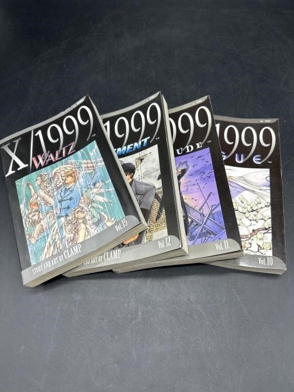 X/1999 by Clamp Manga (Set of 4)