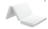 YUGYVOB Folding Mattress, 4 Inch twin white