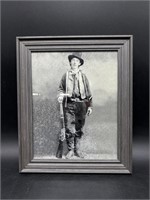 Framed Billy the Kid Art Print Picture