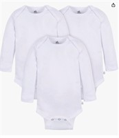 Just Born Unisex Baby Long Sleeve bodysuit 3pk