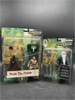 1998 LOTR Gandalf & Frodo Toy Vault Figures