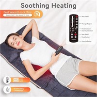 Snailax Memory Foam Massage Mat with Heat