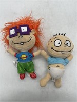 Nickelodeon Rugrats Chuckie and Tommy Plushes