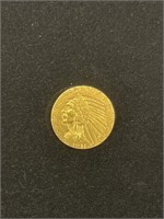 1911 PLAIN INDIAN HEAD $5.00 GOLD COIN **NO SHIP**