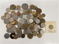LOT OF FOREIGN COINS