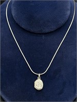 Beautiful Italian Silver 925 Locket Necklace