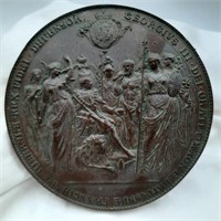 Vintage Great Seal of King George - 5 1/2" Replica