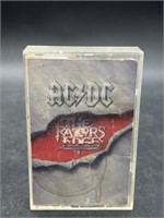 AC/DC "The Razors Edge" Cassette Tape 1990