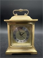 Seth Thomas "Quartz Rapture" Solid Brass Clock
