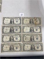 1957 SERIES 8 $1.00 SILVER CERTIFICATES