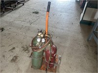 Oxygen and acetylene torch