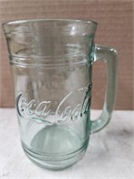 Green Glass Coca-Cola Mug