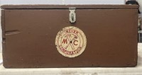 Vintage Wooden Meyer Corporation Equipment Box