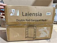 New Laiensia double rod garment rack
