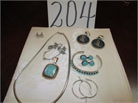 Turquoise & Silver Jewelry