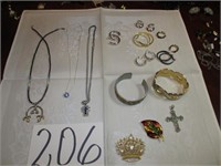Pins, Necklaces, Bracelets, Earring