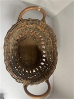 Vintage woven basket Philipines