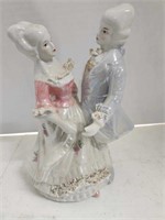 Porcelain Couple (Some ruffles missing)