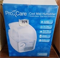 Procare Cool Mist Humidifier Small Rooms