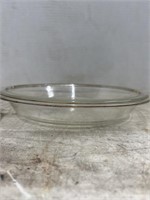 Vintage Glass Pie Dish