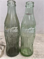 1996 Glass Coca Cola Bottles