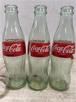 2007 Coca Cola Glass Bottles