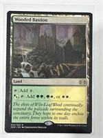 Magic The Gathering MTG Wooded Bastion Card