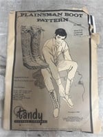 Plainsman Boot Pattern Book Pack Tandy Leather