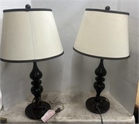 Brown Metal Table Lamps