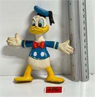 Vtg 70’s Donald Duck Bendable Figurine 5”