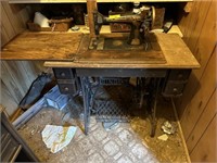 Old Singer treddle sewing machine