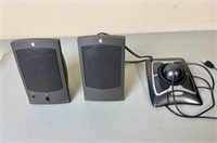 APPLE SPEAKERS AND KENSINGTON MOUSE