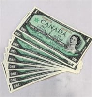 1954 - Canada Bank Notes, 1.00
