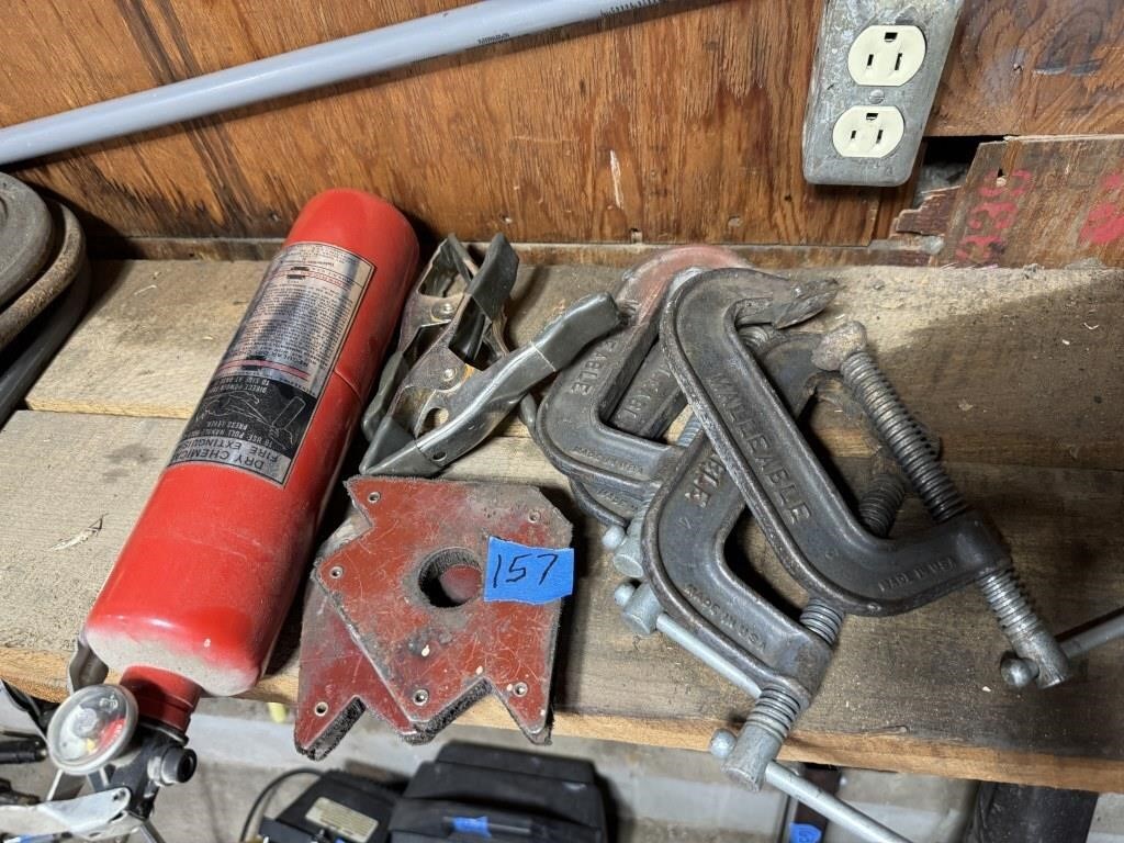 C-Clamps, 90 Welding Magnet, clamps, fire