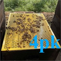 4pk Queen Bee Excluder for 8 Frame Hives
