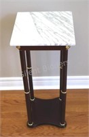 Neoclassical Design Marble Top Plant Stand