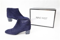NEW - Nine West Navy Suede Boots, Size 8.5 M