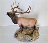 Danbury Mint Winter Call Elk Statue