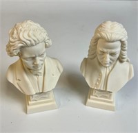 GIANNELLI CAST MARBLE SCULPTURES OF COMPOSERS