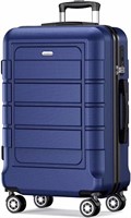 SHOWKOO Luggage 24" PC+ABS Durable Expandable