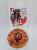 Indiana University Clock and picture