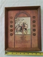 The American Indian with Indian Head Pennies
