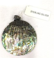 Vintage Sterling 2.25" Pendant