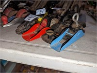 Set of four Misc. hand planes