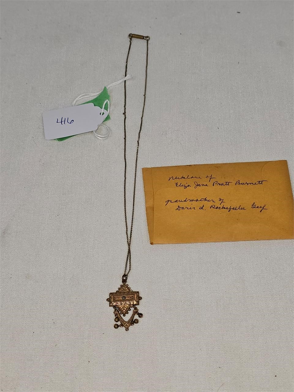 Possibly Late 1800's Women's Necklace