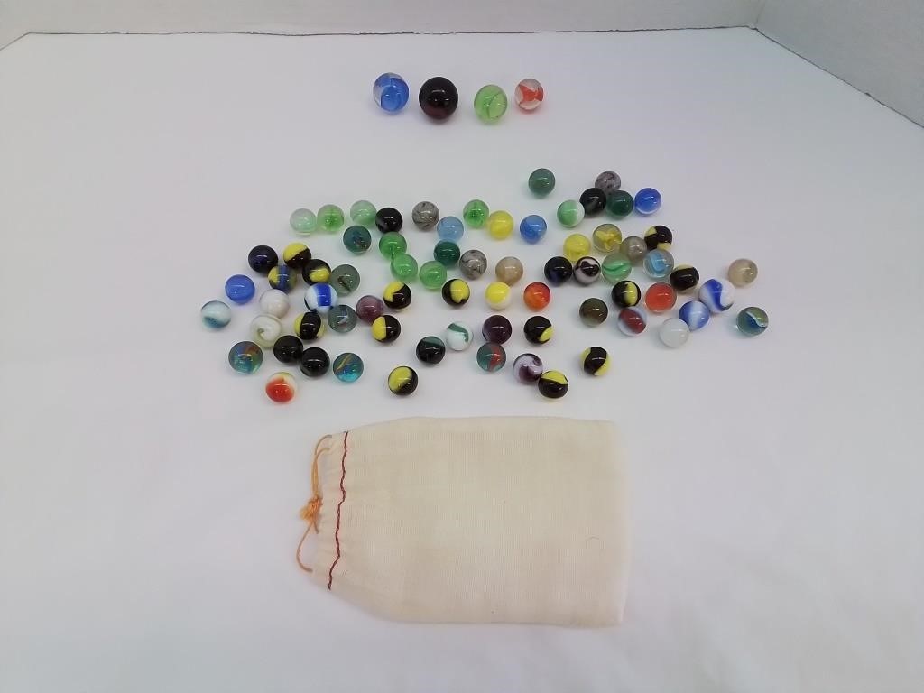 Bag of marbles and shooters