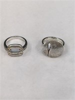 Vintage Sterling Ladies Rings