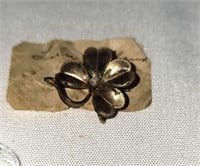 1902 Four Leaf Clover Lapel Pin